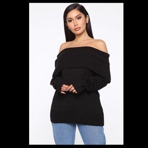FashionNova NWT If I kissed you oversized sweater